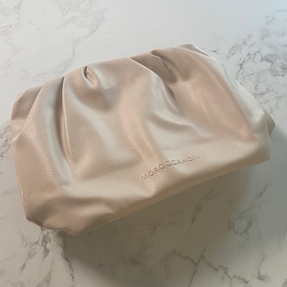 Moroccanoil Soft Beige Cosmetic Bag